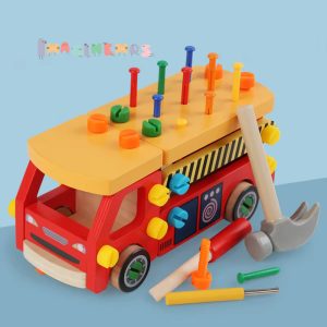 Carrito Educativo de Madera